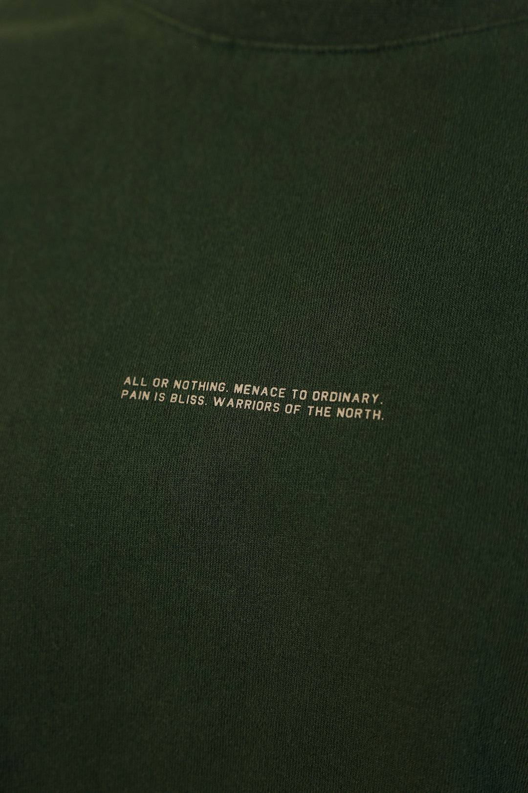 Box Cut Muscle Tee - Forest Green