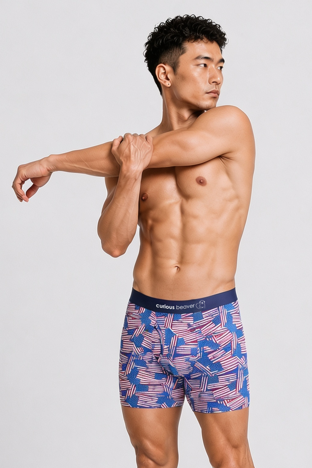 Men's Boxer Briefs - USA Flag