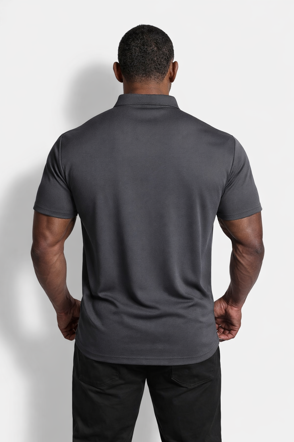 Fast-Dry Polo T-Shirt - Dark Gray