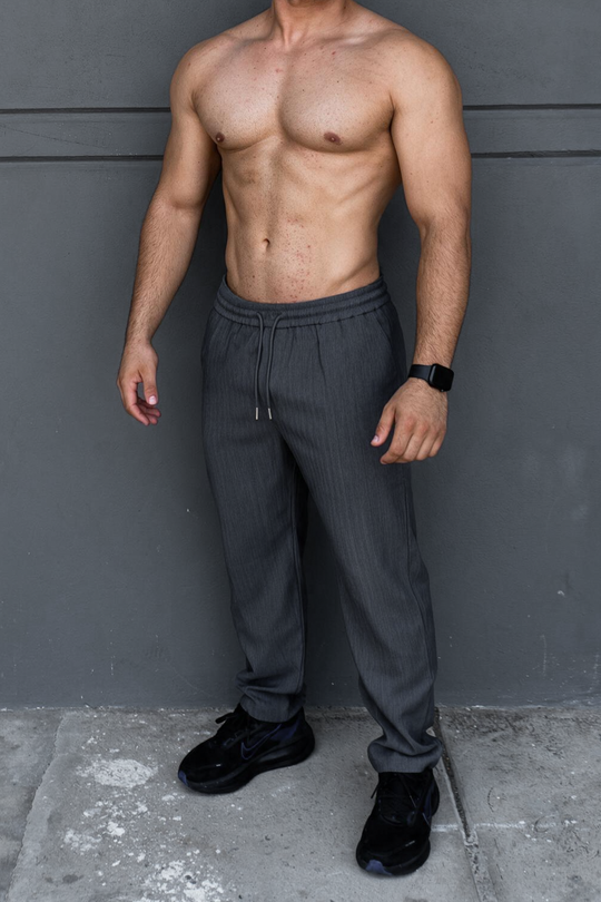 Athletic Dress Pants - Dusty Blue