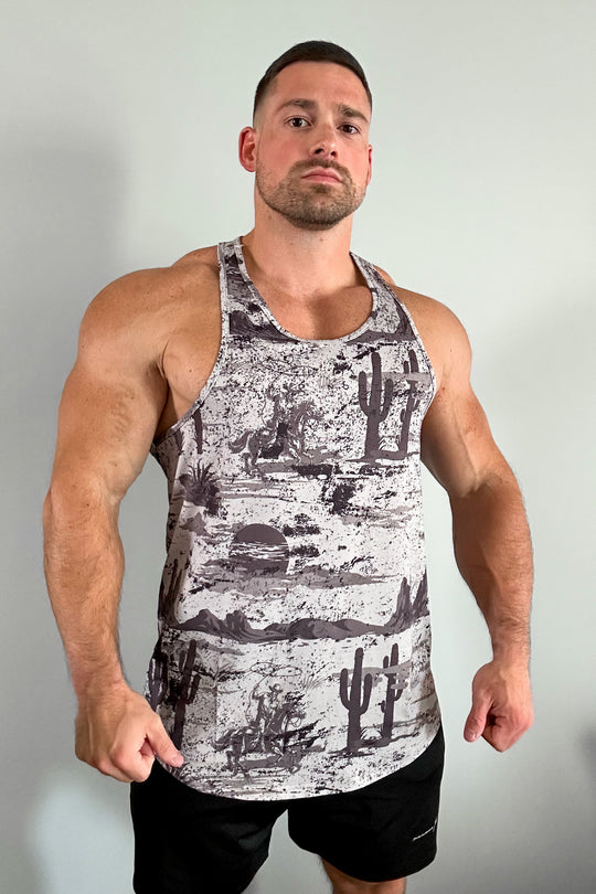 Graphic Muscle Stringer - Rugged Outlaw