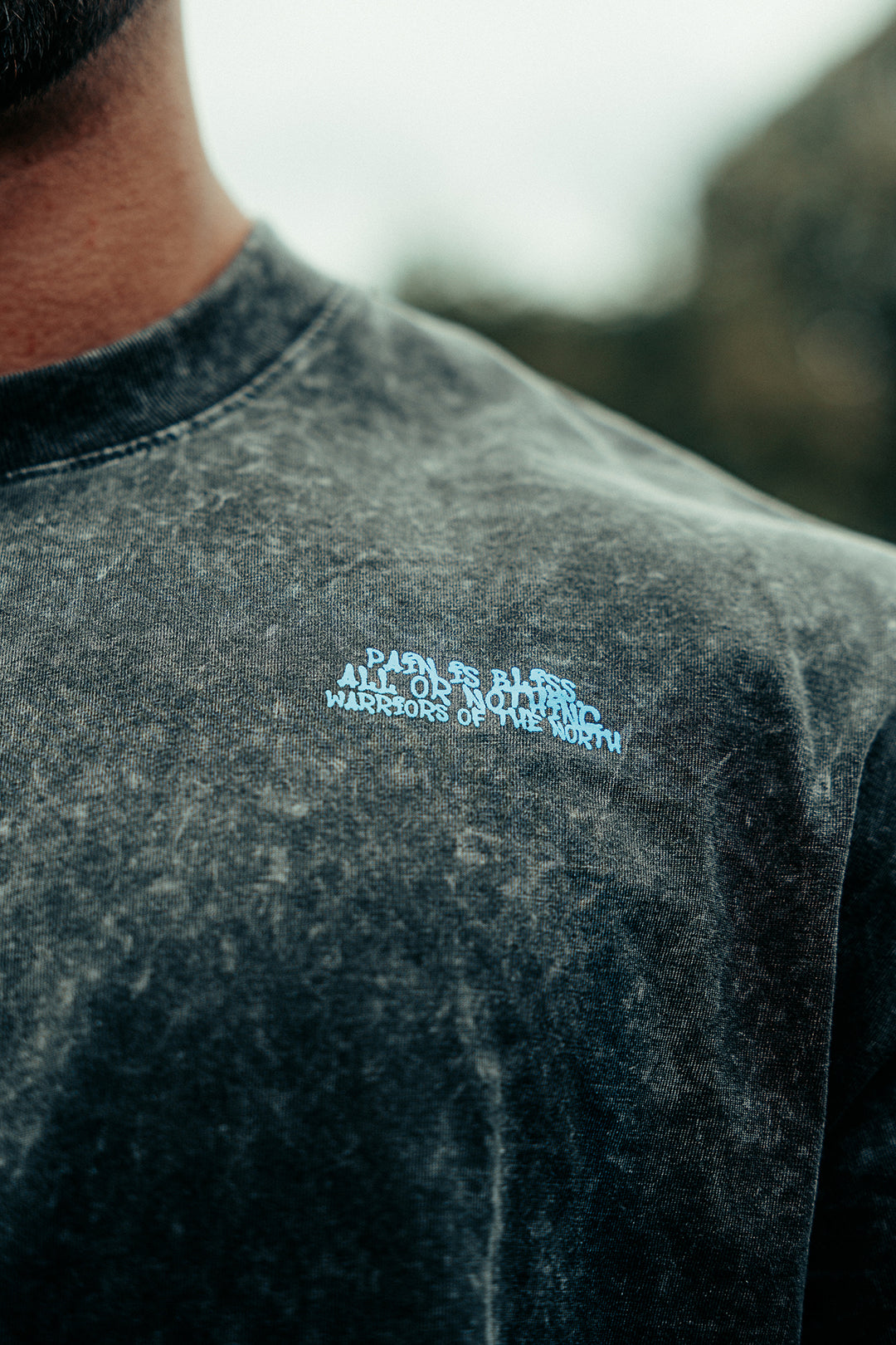 Vintage Washed Oversized T-Shirt - Charcoal Black