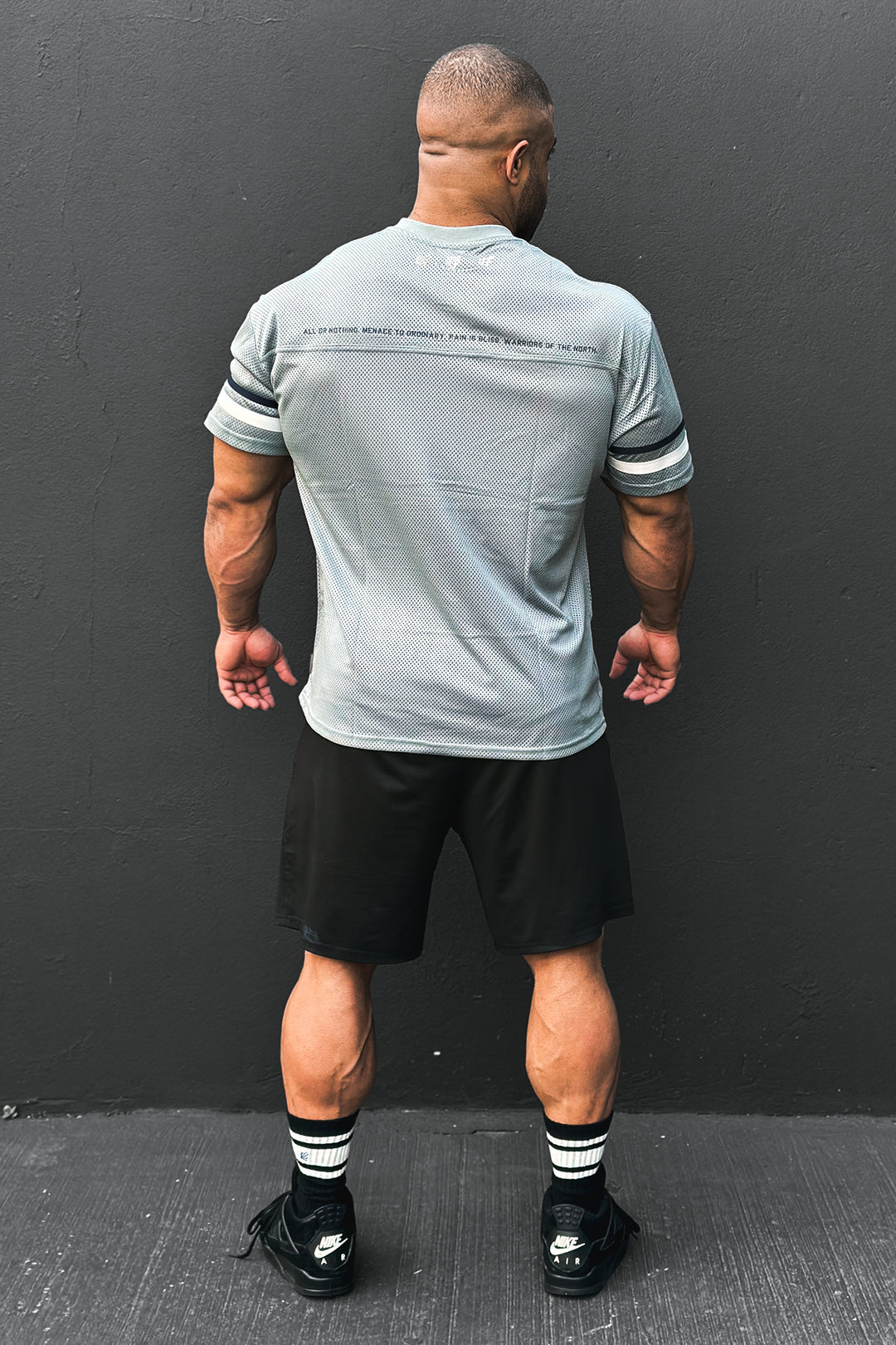 Jed North Warrior V-Neck Jersey - Gray