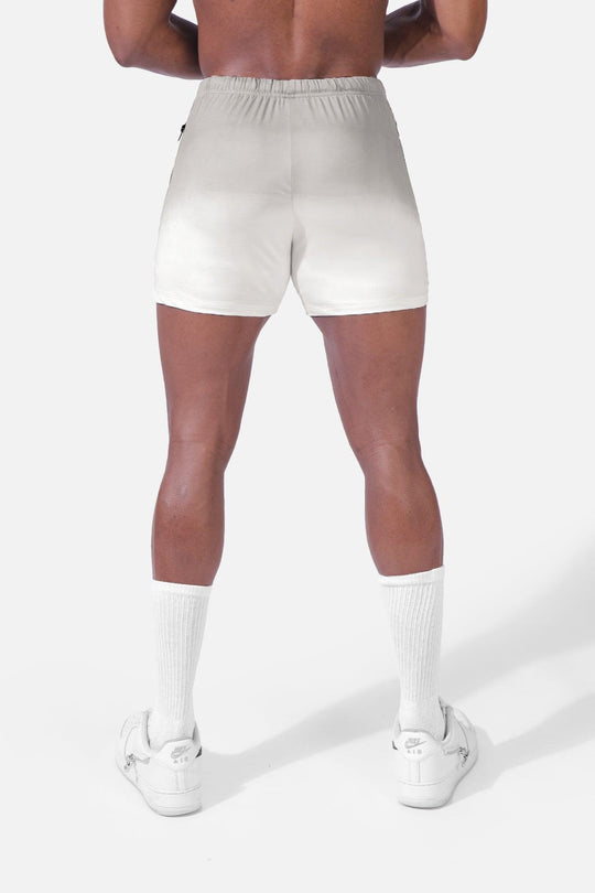 Agile Bodybuilding 4'' Shorts w Zipper Pockets - Ombré Gray