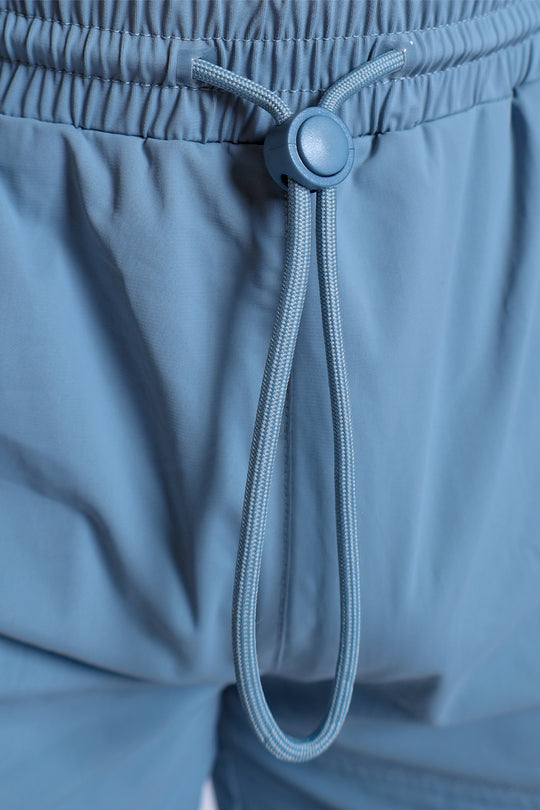 Fortis Zip Pocket Athletic Shorts - Light Blue