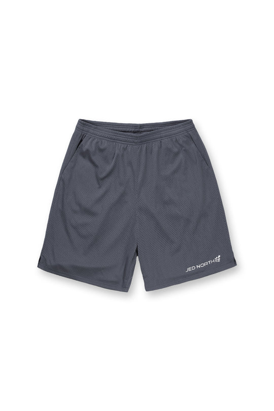 Athletic Mesh Basketball Shorts - Storm Gray