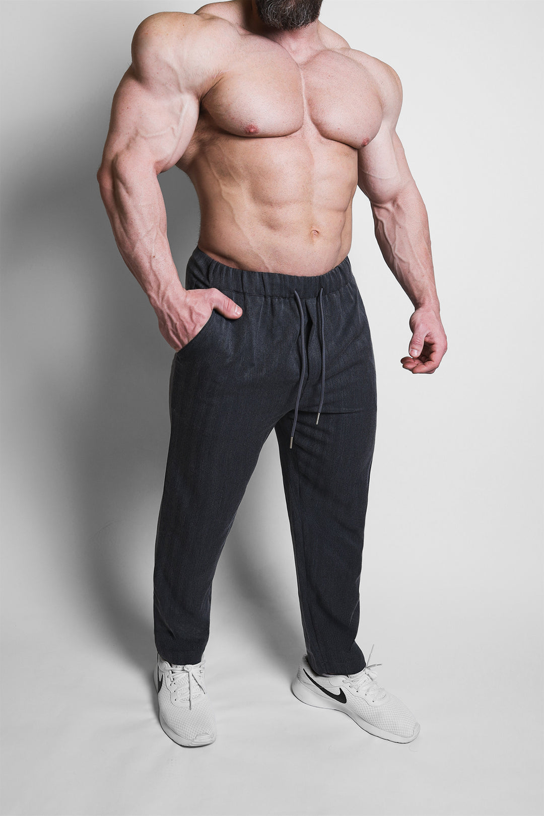 Athletic Dress Pants - Dusty Blue
