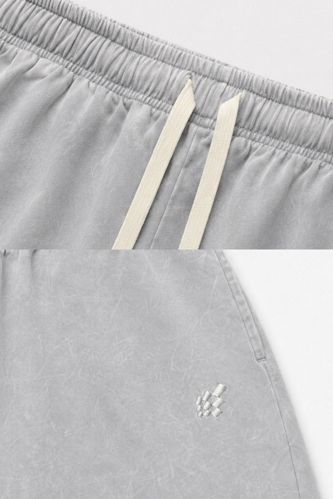 Loose Fit Comfort Joggers - Washed Gray