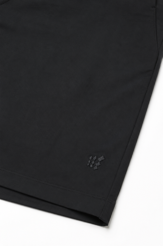 Flex Waist Chino Shorts - Black