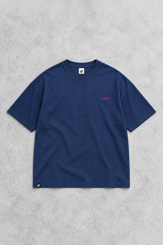Energy Oversized T-Shirt - Humble Logo Navy