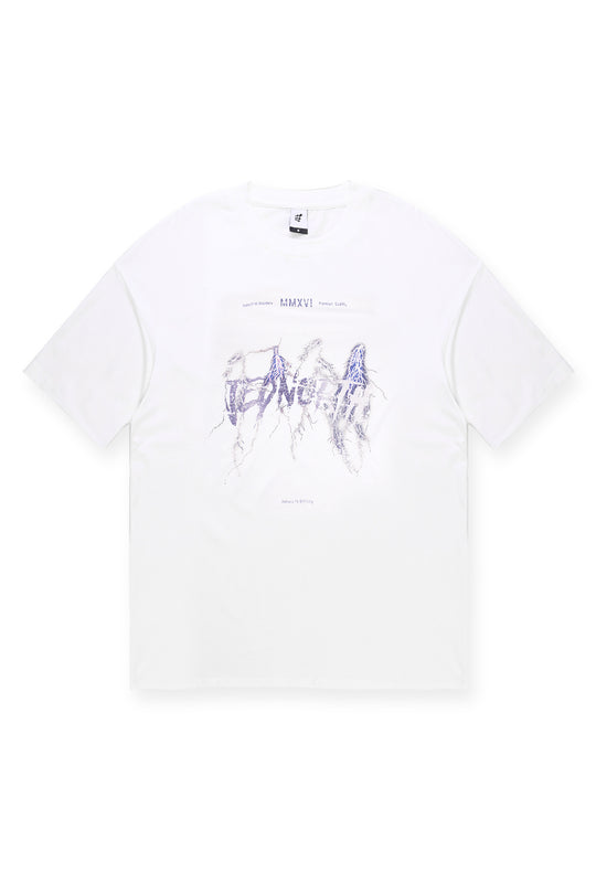 Vintage Oversized T-Shirt - Electric Logo