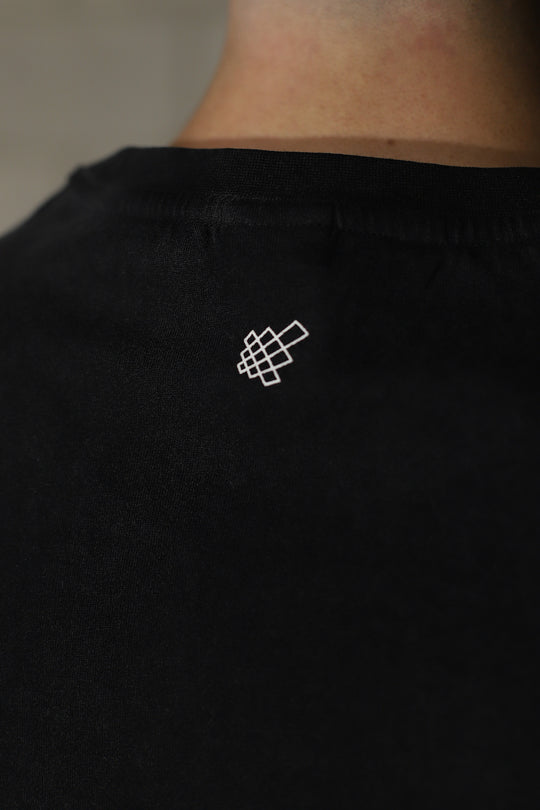 Box Cut Muscle Tee - Black