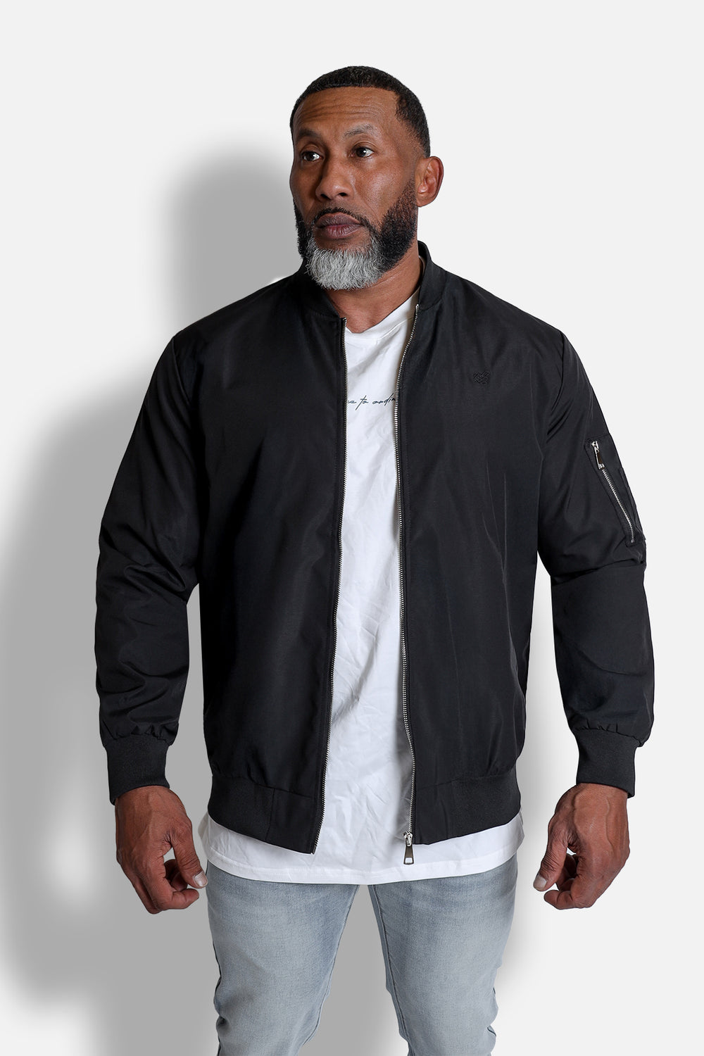 Northbound Water Resistant Bomber Jacket - Black