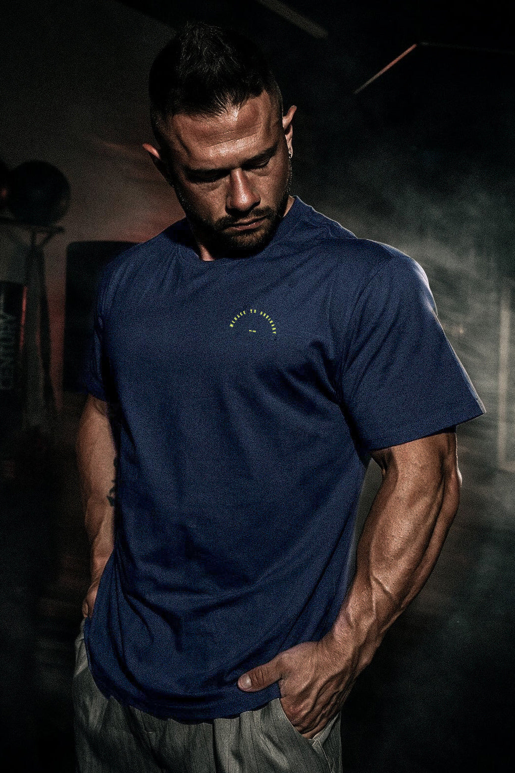 Back to Basics Casual Tee - Navy Blue