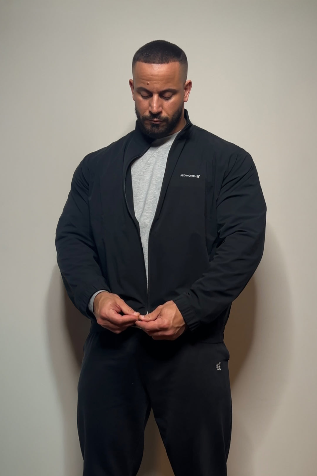 Full-Zip Training Jacket - Black
