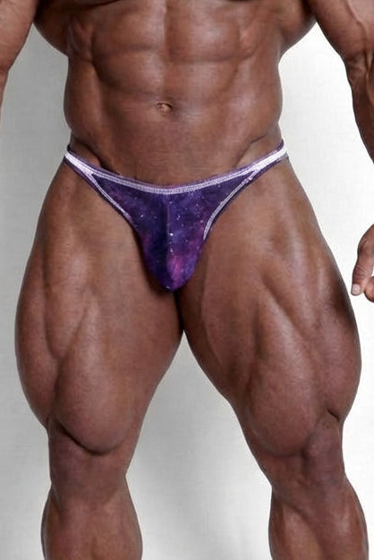 Men's Bodybuilding Posing Trunks - Galaxy